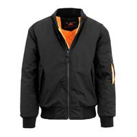 (Flight Bomber Jacket) Black