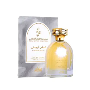 Mamlakat Al Oud | Cotton Abyed | Eau De Parfum | Unisex Fragrance | 100 ML - 3.4 oz | Sweet - Vanilla & Powdery Notes