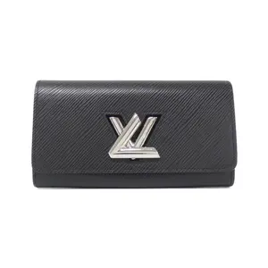 Pre-owned Louis Vuitton Calfskin Small Leather Goods Epi Leather Long Bifold Wallet