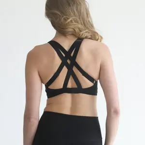 High Support Molded Cup Nursing & Pumping Sports Bra (Noir)