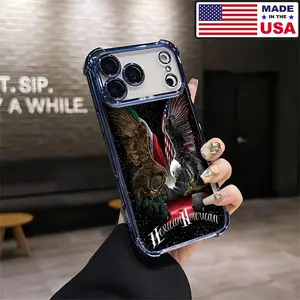 Mexican American Eagle Chicano Aesthetic Design Pattern Casing For iPhone 17 16 15 14 13 12 Samsung 22 23 24 25 Plus Pro Max Ultra Soft Silicon TPU Shockproof Protector Vintage Unique Fashion Mobile Phone Case
