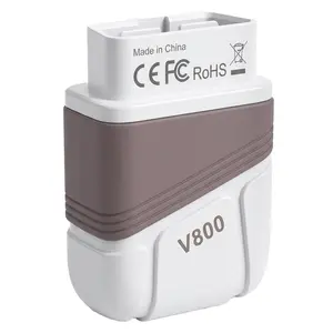 Bluetooth OBD2 Scanner for iPhone iOS Android, Engine ABS SRS Code Reader, Car OBDII Diagnostic Tool with Free App