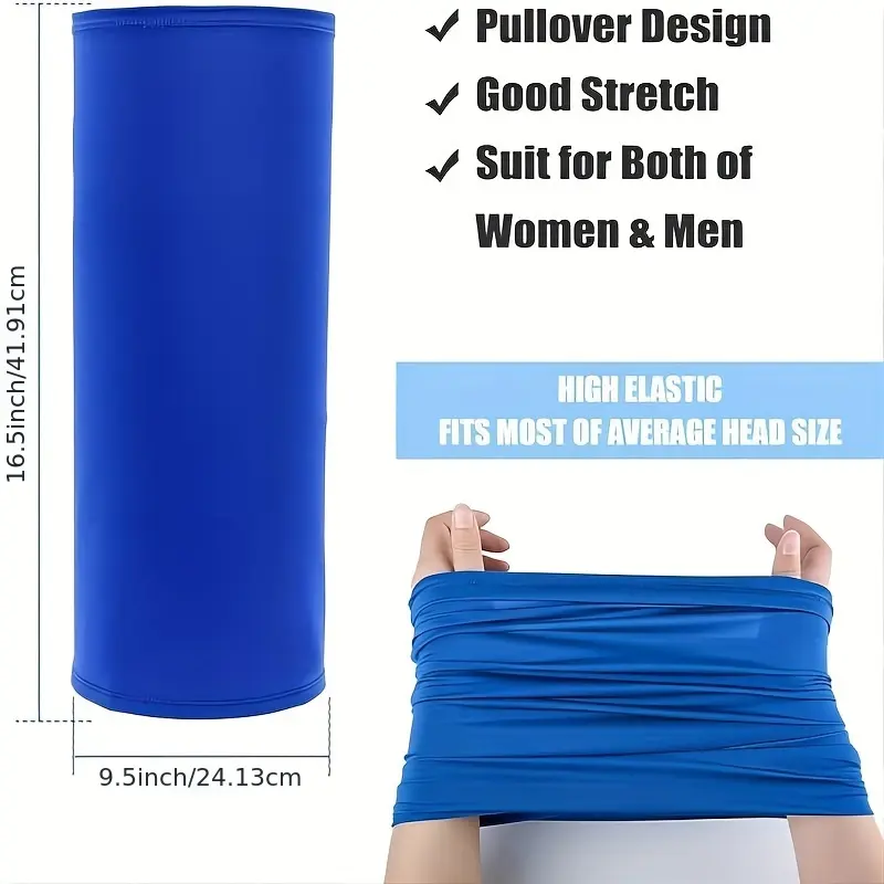 Women's Casual Face Scarf - Printed Ice Silk Fabric, Breathable Sunscreen - Going Out Essentials |   Lightweight & Breathable |   Hand Wash Only