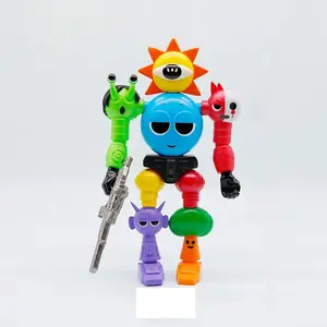 17cm Game Sprunki Assemble Robot Action Figures Model Desktop Ornaments Decoration Dolls Kids Toys Christmas Party Gifts