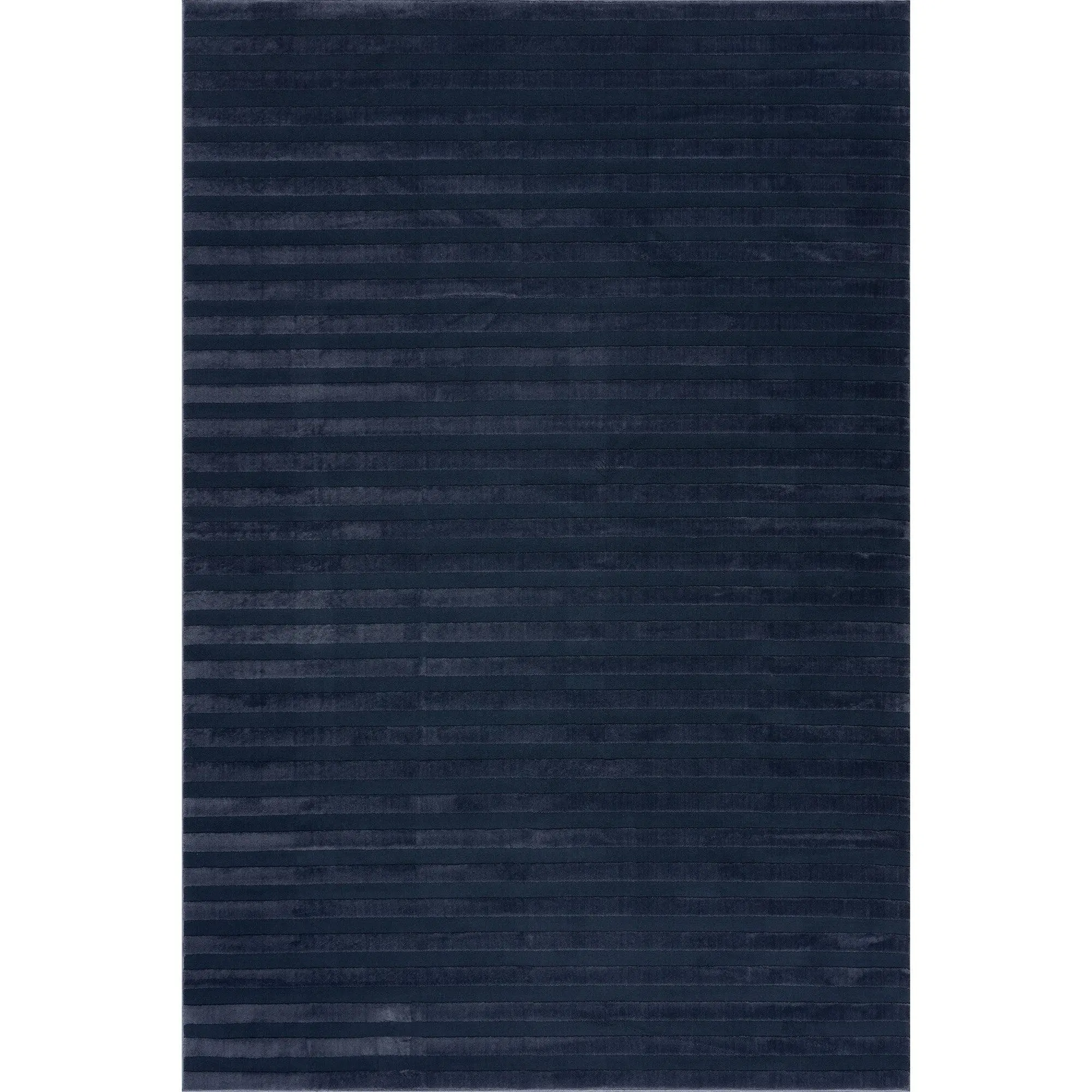 Valoria Striped Washable Area Rug