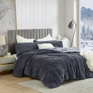 Puts This To Sleep - Coma Inducer Oversized Comforter - Plum Granite