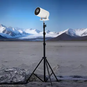 Outdoorfun Mini 4K Decoding Projector with 5G WiFi 6 & BT 5.0 - 720P Full HD, 160 ANSI Lumens, Portable Home Theater for Android Audio, Bluetooth