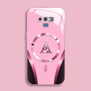 Suitable for [Galaxy Note9] high-end MagSafe phone case，Luxury Magnetic Case Shockproof Protective Cover Choose from all 26 letters with Magsafe Support 952