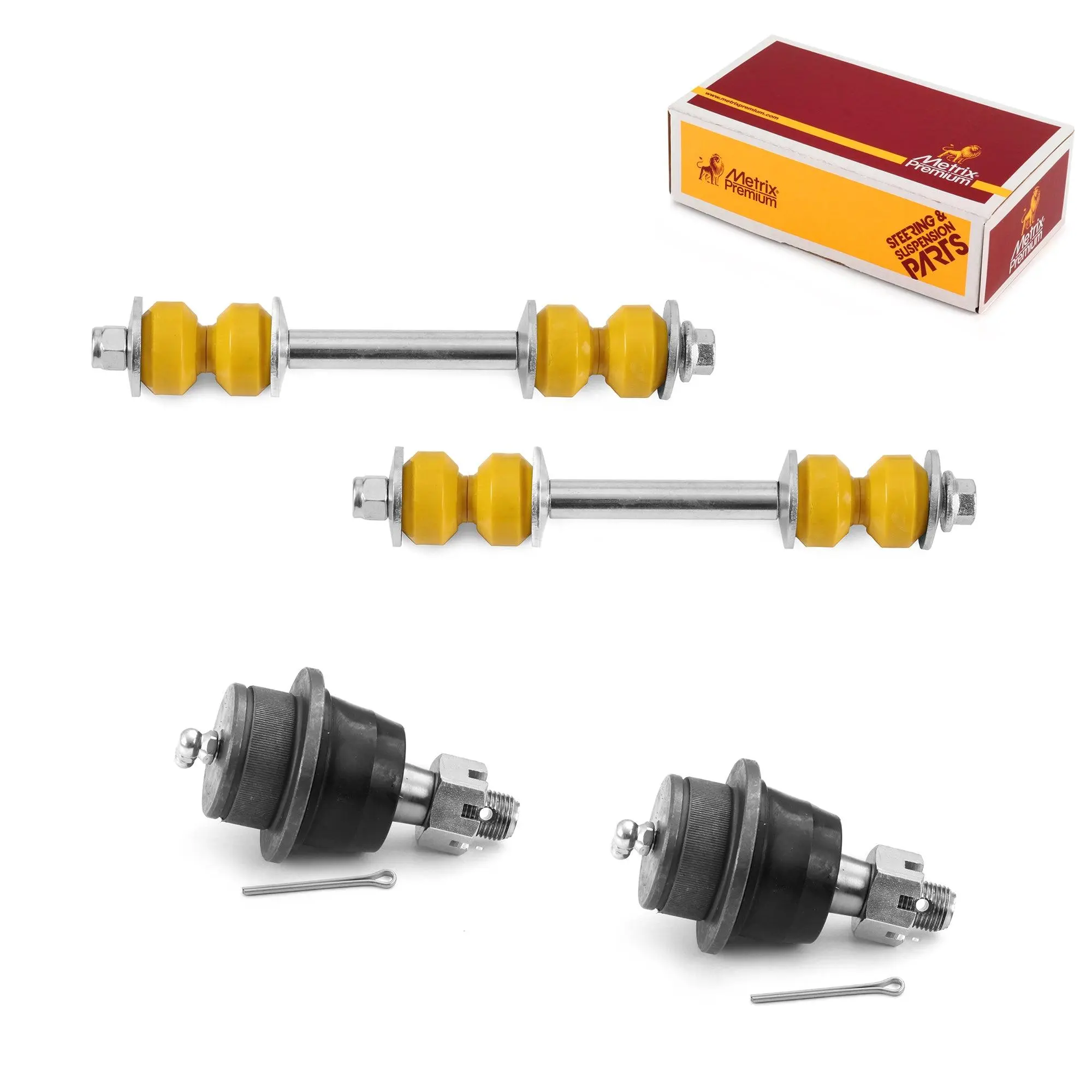 4 PC Front Stabilizer Bar Link and Front Lower Ball Joint Kit  96882MT