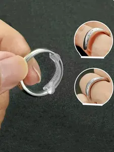Plastic Ring Size Adjuster Pad, Invisible Ring Sizer Reducer for Loose Rings, Comfortable & Secure Ring Fitting Accessory Jewellery