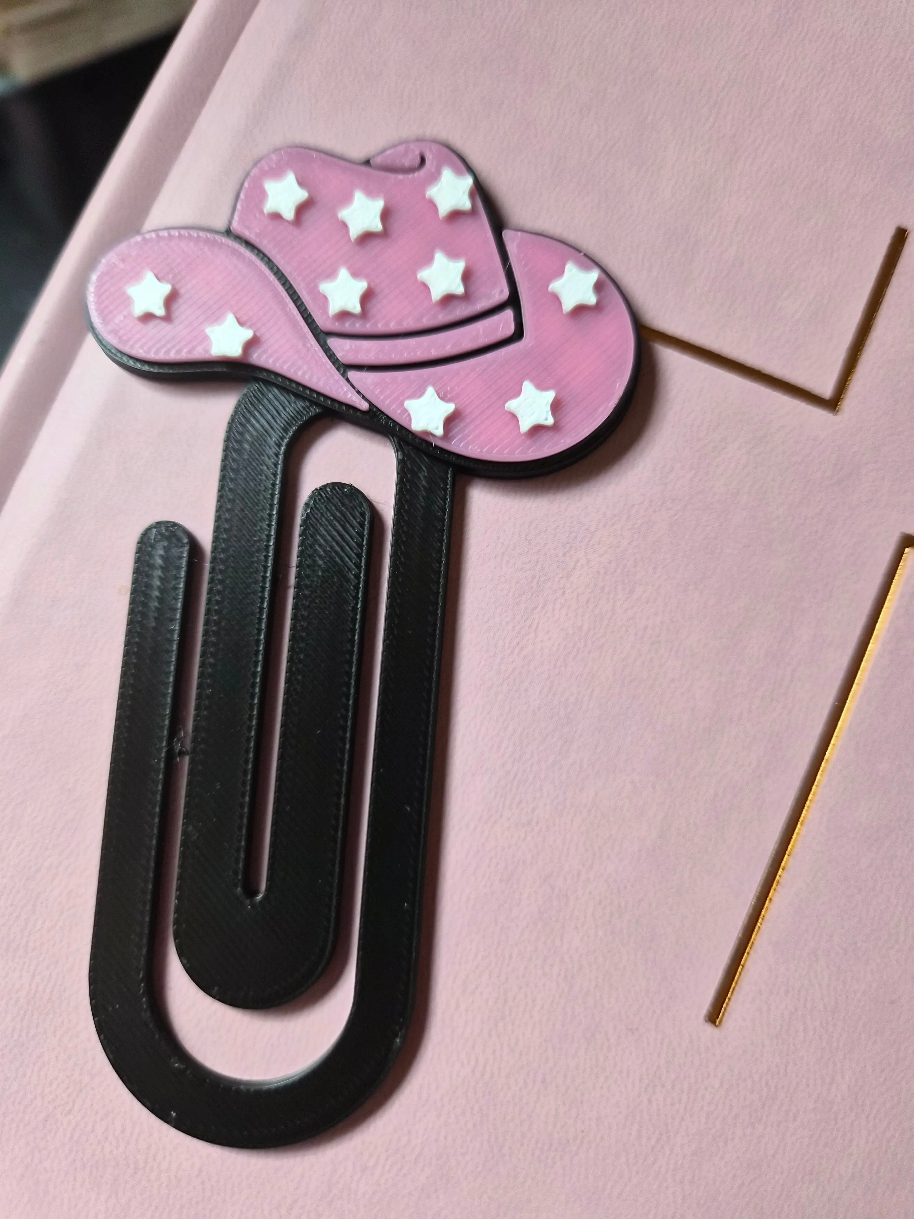 Cowgirl Hat Jumbo Paperclip | Western Theme Stationary