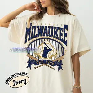 Retro Milwaukee Baseball Shirt, Comfort Colors Brewer Shirt, Baseball Milwaukee T-shirt, Milwaukee Fan Gift