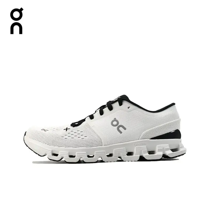 On Cloud X4 Ivory Black Men Women Running Shoes Breathable Cushion Training Sneakers