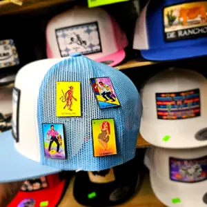 Pins Loteria, accesorio para gorras, hats accessories