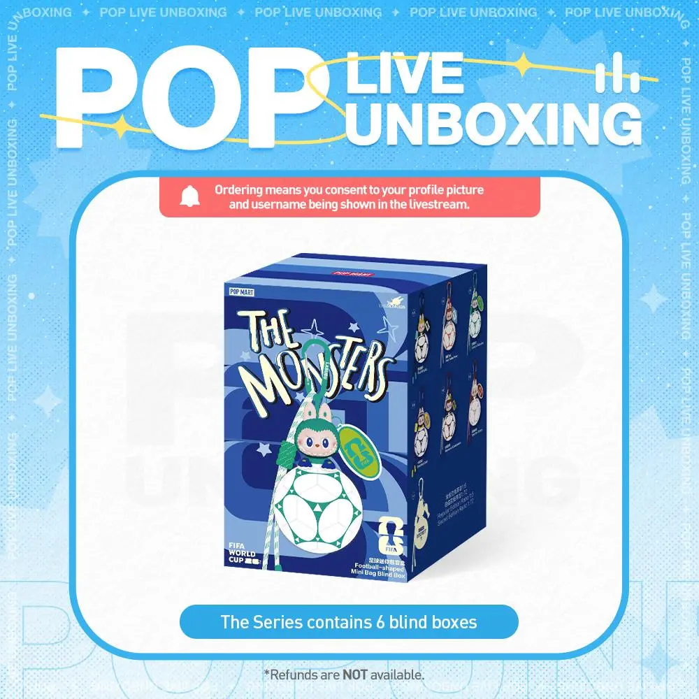 [POP NOW] POP MART THE MONSTERS × FIFA SERIES - Football-shaped Mini Bag Blind Box