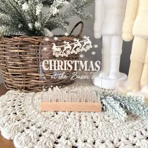 Personalized Acrylic CHRISTMAS sign