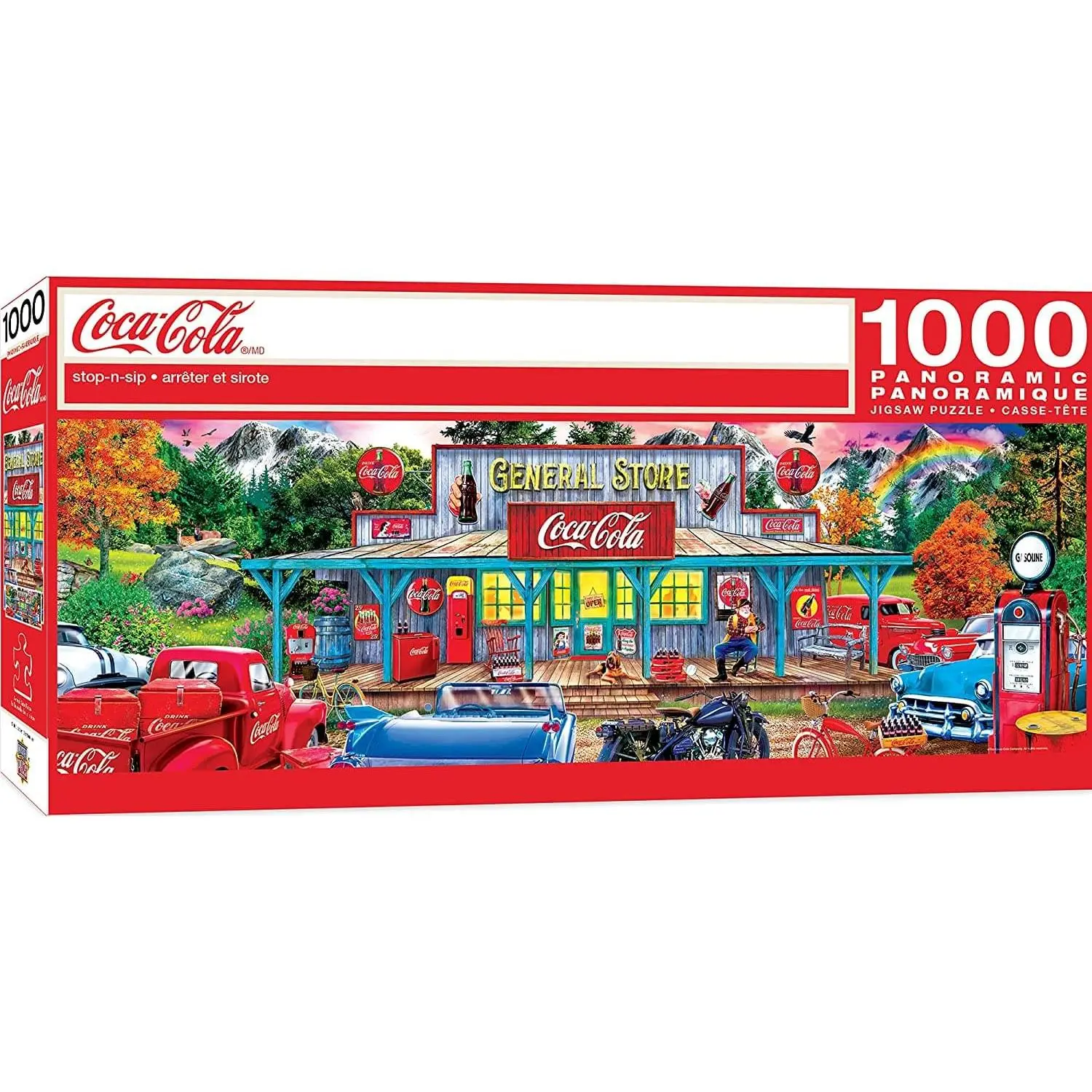 Coca-Cola Stop-n-Sip Panoramic 1000 Piece Jigsaw Puzzle