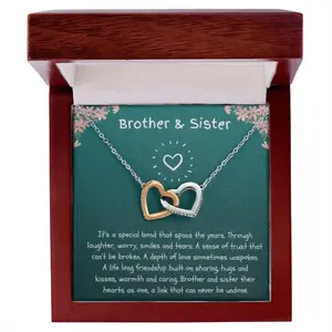 Brother And Sister Necklace Gift for Brother and Sister