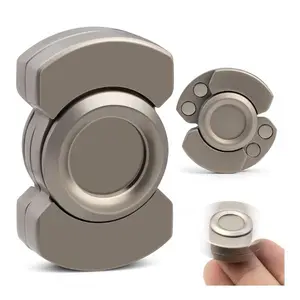 Fall Halloween Gift 3-in-1 Fidget Toy for Adults – Spinner, Slider & Clicker Combo with Magnetic Steel Bearings – Anxiety & Stress Relief Toy for Focus, ADHD, Autism, Habit Breaking, Office Desk Fidget Gadget