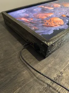 Gaming table, RPG digital map case, Tv case, , dnd gaming table.