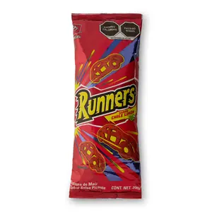 RUNNERS SABOR CHILE LIMON- BOTANA DE MAIZ SABOR CHILE Y LIMON . 200G