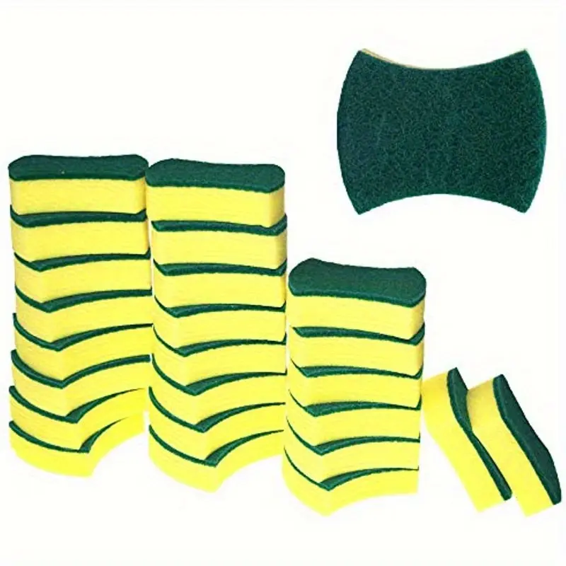 12pcs Kitchen Cleaning Sponge, Cutlery High-Quality Anti-Scratch, Scrub Sponge