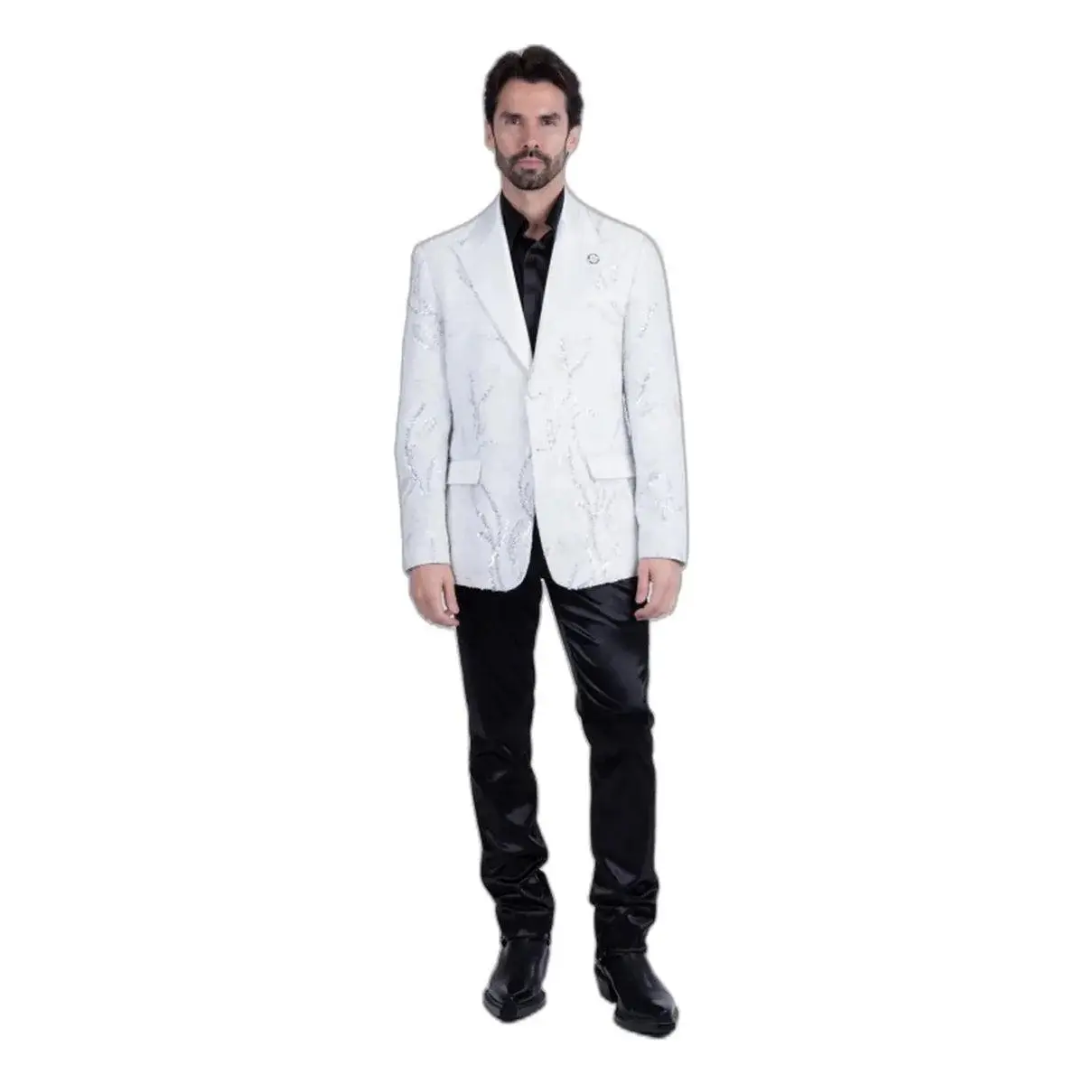 White / Silver Blazer