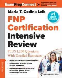USED-Fnp Certification Intensive Review: Plus 1,200 Questions with Detailed Rationales by Codina Leik, Maria T. (Paperback)