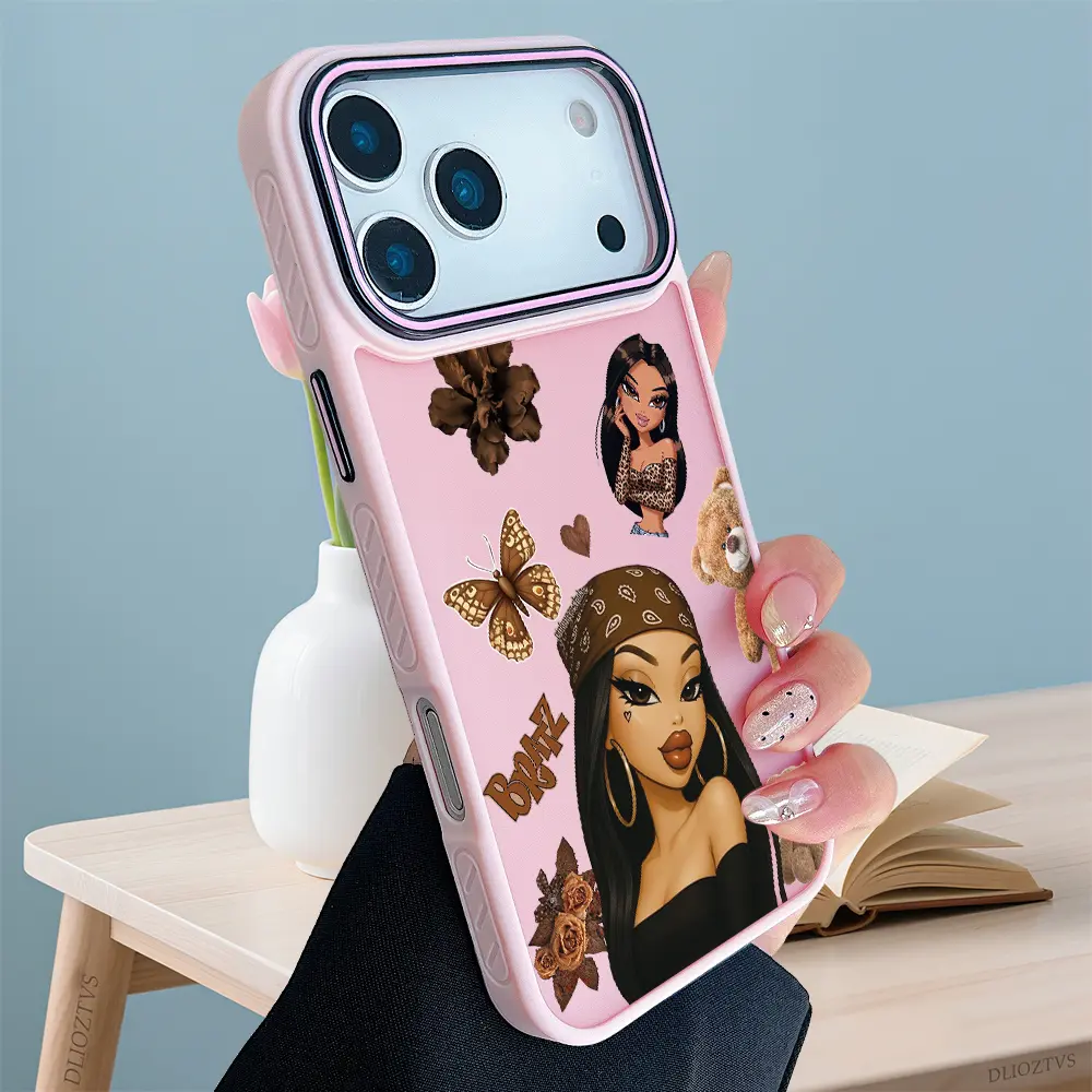Bratz iPhone 17, Pro Maxケース Cute Bratz Girls Pattern Phone Case for iPhone 17 Pro Max 17Air 16