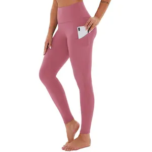 SHOWITTY Leggings for Women with Pockets - Plus Size High Waist Women's Soft & Stretchy Yoga Pants for Athletic & Casual Underwear for Women