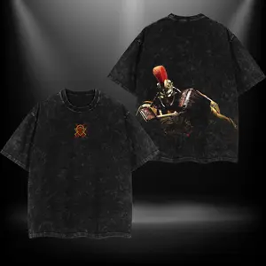 Midas - Real Steel Menswear Gift for movie fans Top Apparel Classic Oversized Seamless Simple Straight Man designer shirts Men's Regular Fit Floral Print Tee Heavyweight Cotton T-Shirts