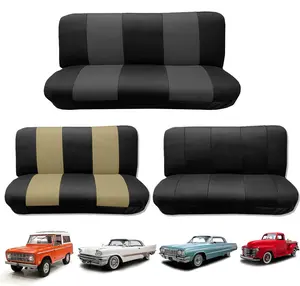 Truck Saddle Blanket Bench Seat CoversFront Full Size, Compatible With Most Truck and Car Bench Seats, Universal Polyster & Fabric Automotive Cover Cushion Accessories