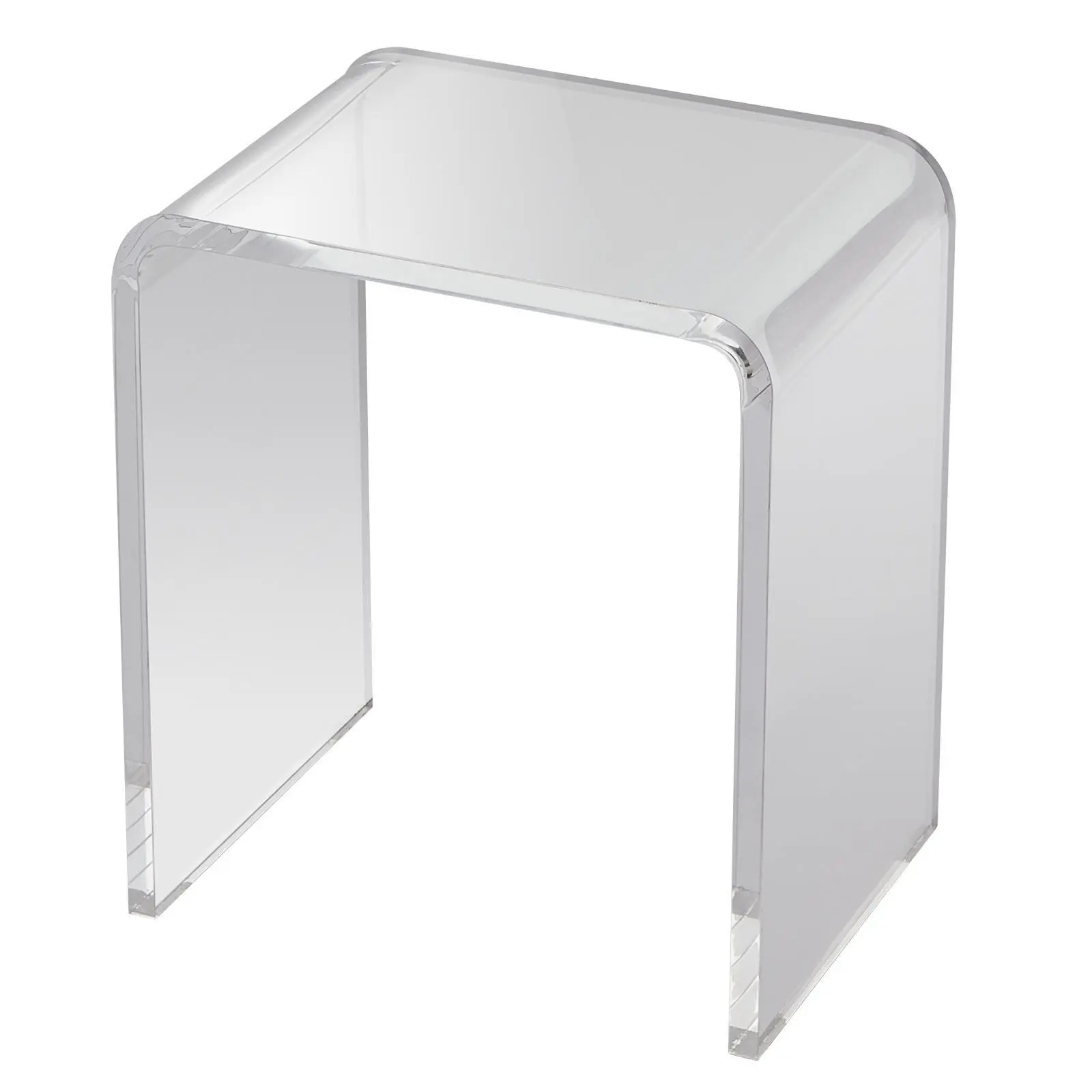 【SummerFinds】VEVOR Acrylic End Table,  , C-Shaped Lucite Side Table, Clear Acrylic Side Table for Drink, Food, Snack used in Living Room, Bedroom, and Study