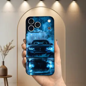 Cool Sports B-Bmw-ES Car Phone Case For iPhone 17 Air 16,15,14,13,12,11,Pro,MAX,Soft Silicone Black Cover
