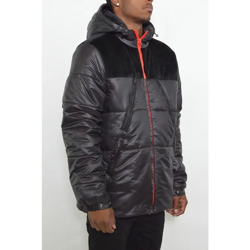 PADDED BUBBLE PUFFER COAT