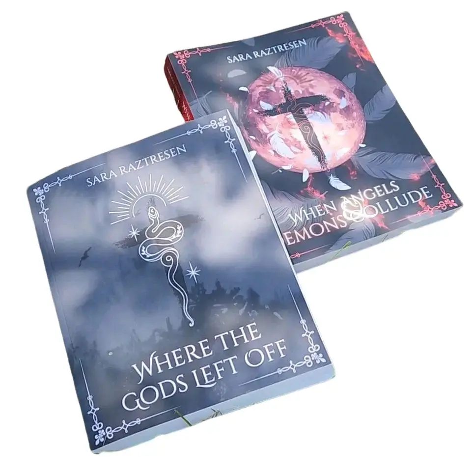 Where the Gods Left Off AND When Angels & Demons Collude | SIGNED Paperback Book Series with Tarot Divination