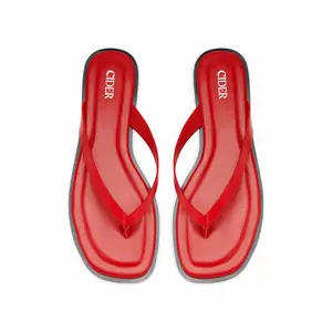 Cider SQUARE TOE FLIP-FLOP SLIPPERS