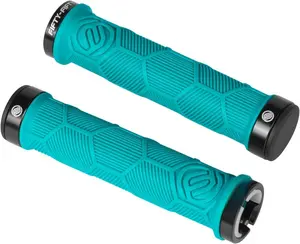 Double Lock-On Mountain  Grips, Bicycle Handlebar Locking Grips, Non-Slip MTB Handle