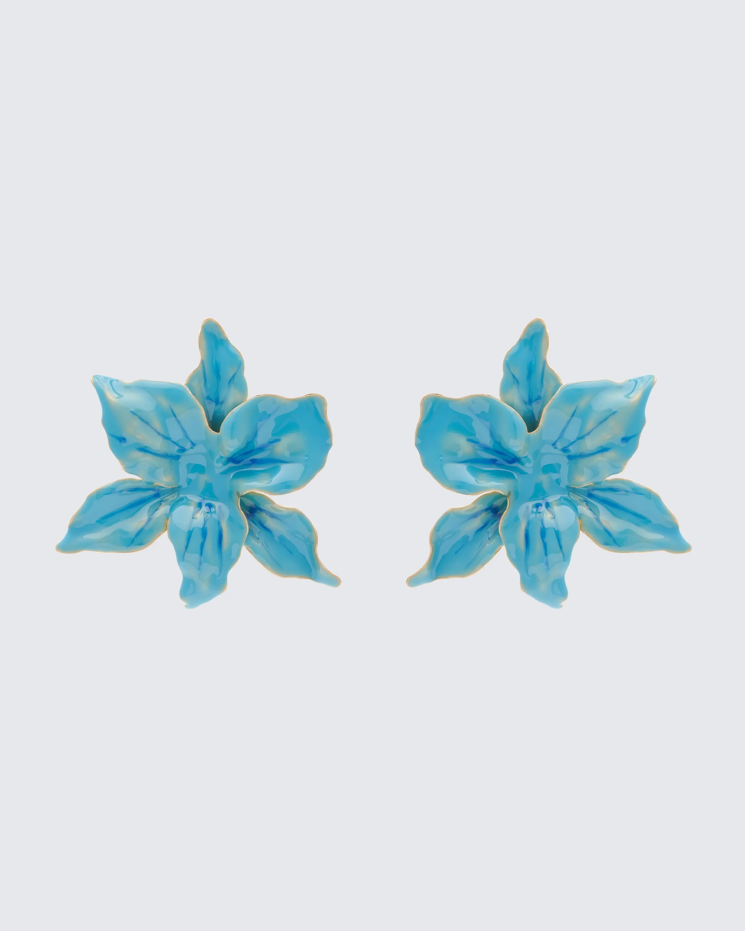 Sabira Blue Orchid Earrings