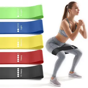 5-Piece Resistance Band Set – Fat Loss & Body Shaping, Glutes and Leg Training Bands for Yoga, Pilates, Squats, and Home Workouts
