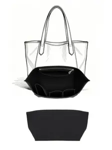 2026 New Handbag Organizer Insert, Large Purse Bag Organizer for Le Pliage Handle bag, Compatible with LONGCHAMP le pliage Tote Handbags, Purse Insert for other handbags, Perfectly compatible with LONGCHAMP Handbags