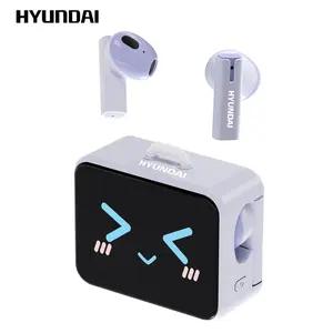 HYUNDAI C19 Multifunctional In-Ear Wireless Headphones with 2025 Bluetooth 6.0, LED Smart Screen, Find Earphones Anti-Loss Function, Hi-Fi Sound,Audio Earbuds for Music & Calls,Ideal Gift for Men & Women