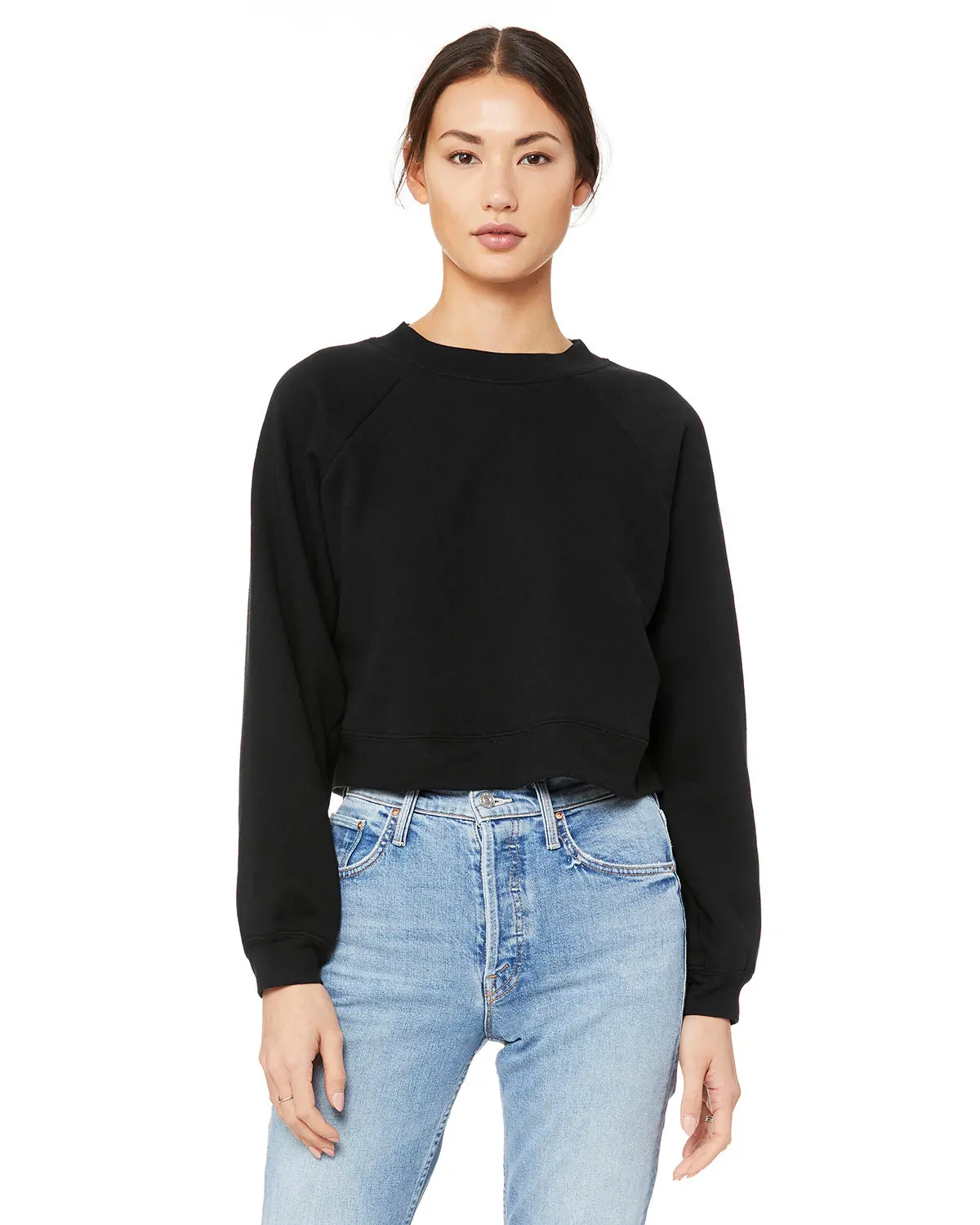 Bella + Canvas FWD Fashion Ladies' Raglan Pullover Fleece