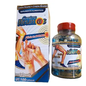 Contra Reumas Antioxidante 100 Caps Natural Supplement for Joint Pain Relief with Vitamin E for Healthcare