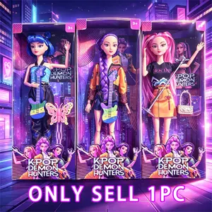 New K-pop girl group “Wawa Wawa Lumira Zoi” cross-border vinyl collectible figures