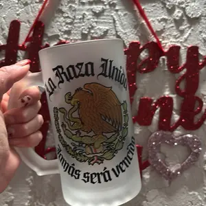 Raza Unida 16 oz Glass Mug