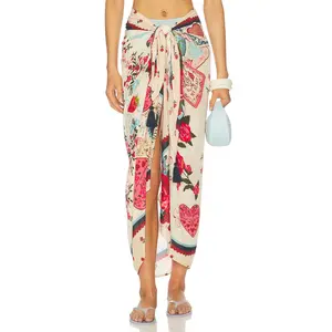 Agua Bendita Marine Cherish Sarong in Multicolor
