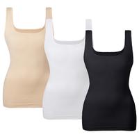 Black/White/Nude 3pk