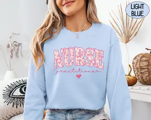 Nurse Practitioner  T-Shirt / Sweatshirt / Hoodie  , Floral Nurse Grad TShirt, Future PEDS NP Graduation Gift, Pediatric NP