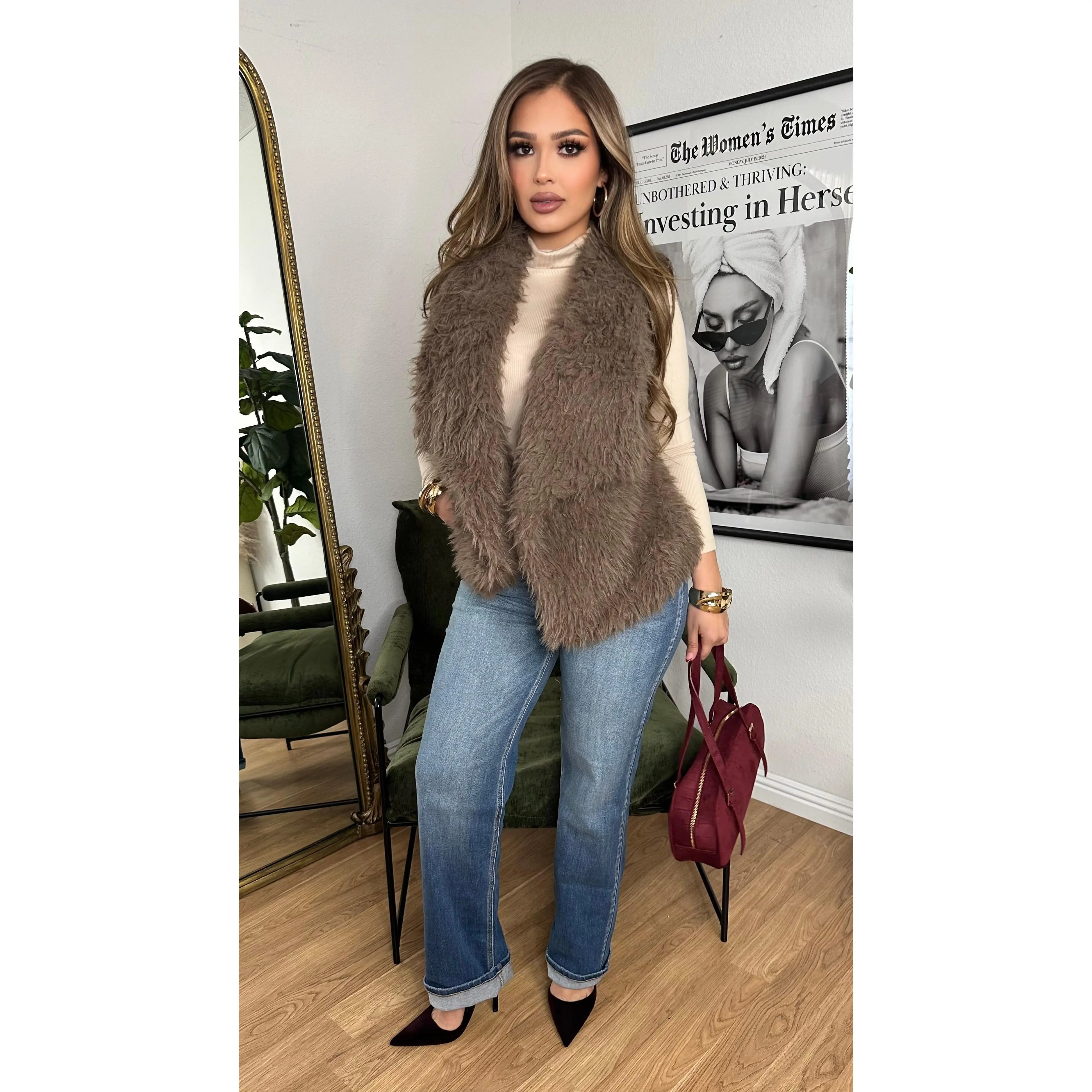 Cozy Luxe Faux Fur Vest